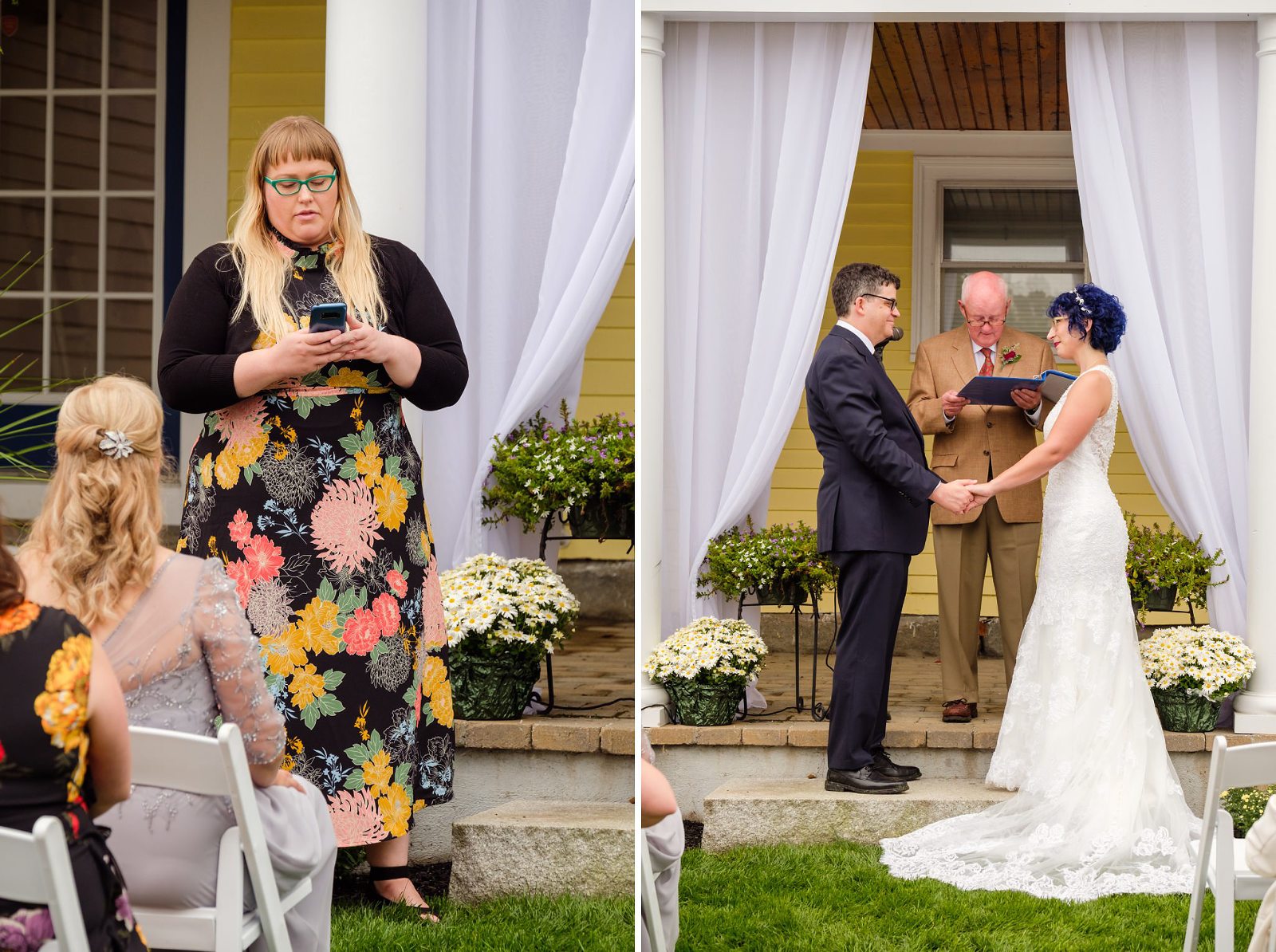 Brendan + Catherine's North Shore Backyard Picnic Wedding | Golden Door ...