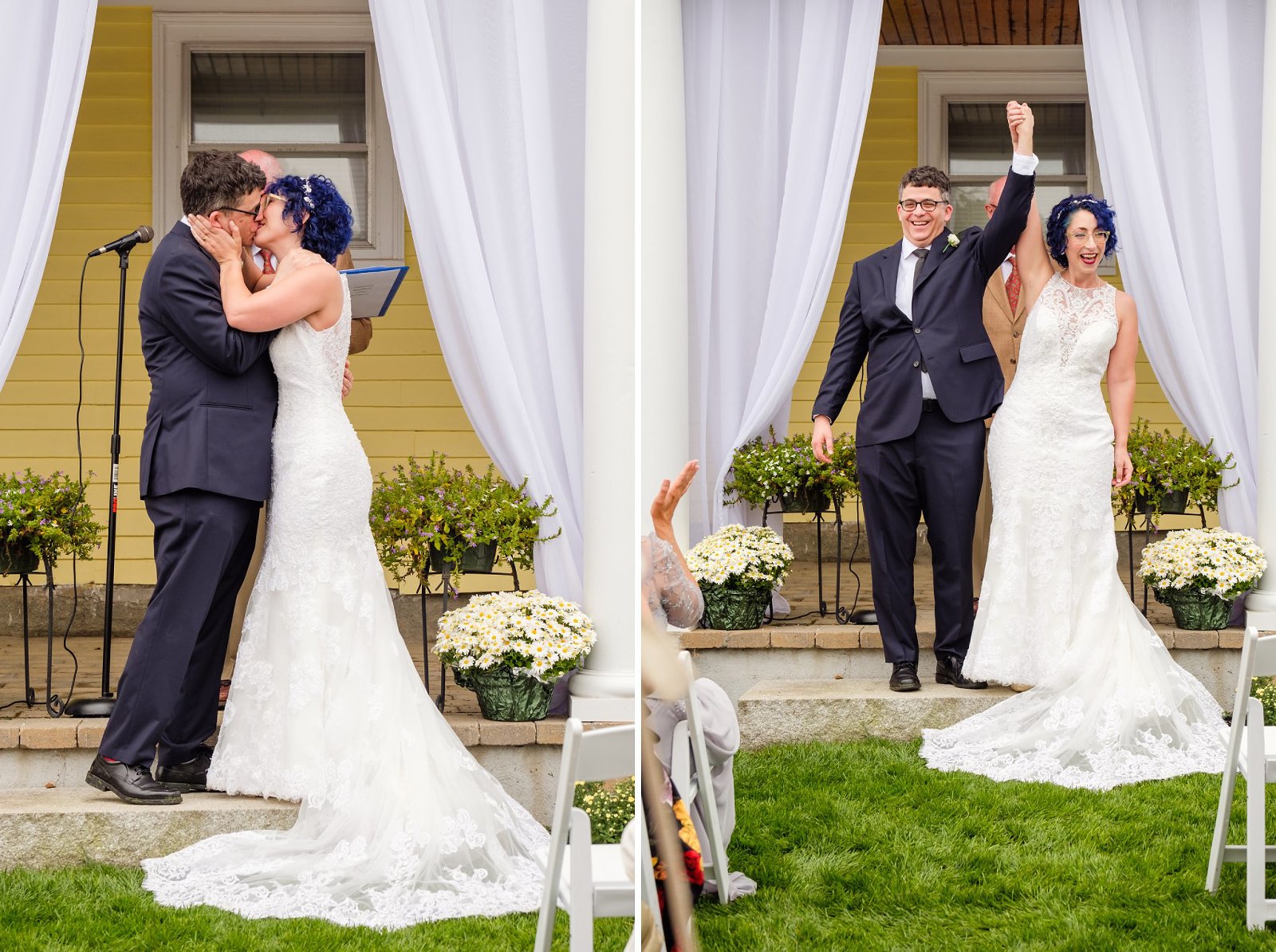 Brendan + Catherine's North Shore Backyard Picnic Wedding | Golden Door ...